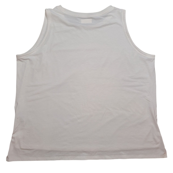 Columbia Omni-Shade Mens Tank Top 1X White Sleeveless UV Protection Activewear - Picture 2 of 7